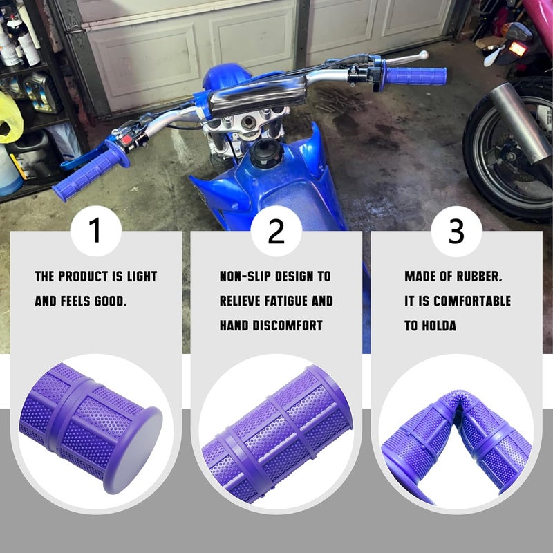 JXPANG Motorcycle Throttle Assembly,7/8" Quick Twist Throttle Grips with Throttle Cable Aluminum Alloy Universal for CRF KLX SSR TTR 110 125 150 250cc Dirt Pit Bike ATV Mini Bike - Image 4